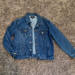 Lulus dark denim jacket
